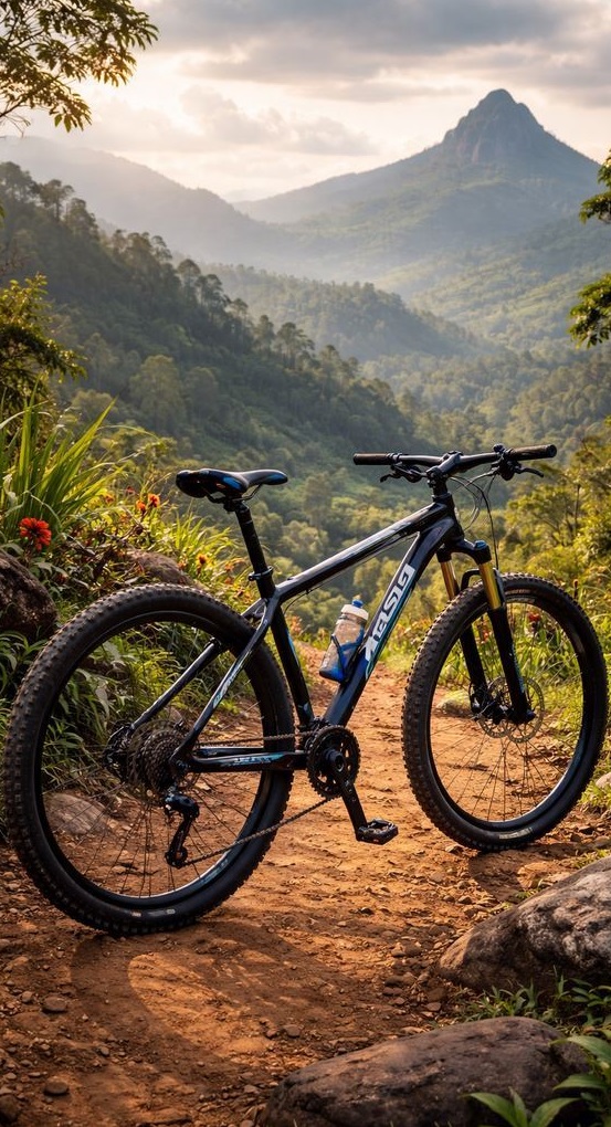 HASA Comp 1.0 Mountain Bike on Sri Lankan trail